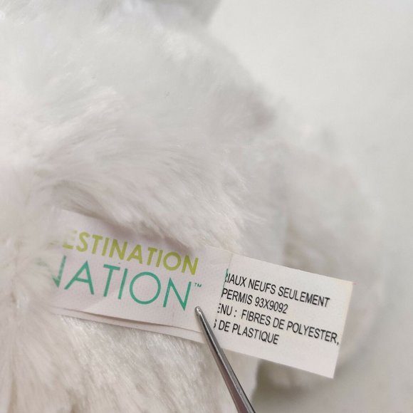 Destination Nation Plush White Tiger Cub Soft Stuffed Animal Gift Toy - Picture 6 of 9